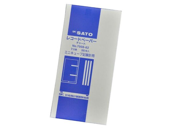 SATO Sigma Minicube 7008-10 nhiệt ẩm kế tự ghi biểu đồ 7 ngày - 画像 (4)