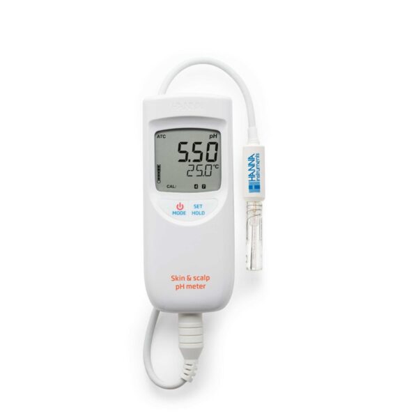HI99181 人間の皮膚および頭皮表面 pH/温度計