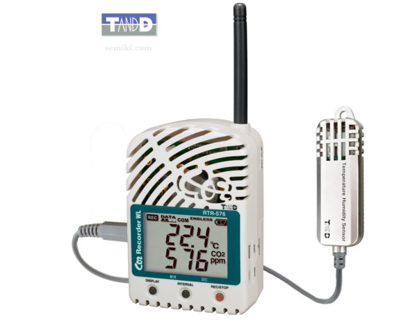 T&D RTR-576, RT-576S thiết bị đo ghi nồng độ CO2 và nhiệt độ, độ ẩm - Image 3