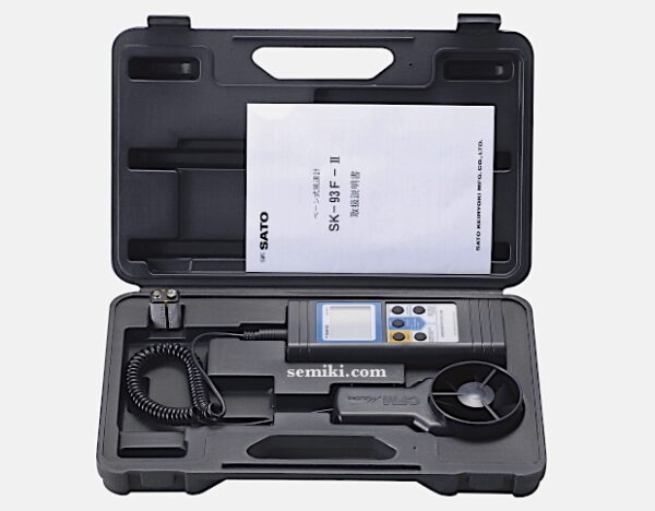 SATO SK-93F-Ⅱ (7687-10) thiết bị đo vi khí hậu, đo tốc độ gió - Image 2