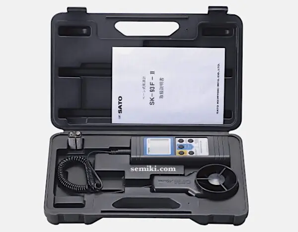 SATO SK-93F-Ⅱ (7687-10) thiết bị đo vi khí hậu, đo tốc độ gió - Hình ảnh 2