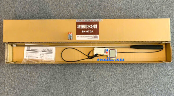 SATO SK-970A thiết bị đo độ ẩm phân hữu cơ, mùn gỗ 23.0 đến 80.0% - 画像 (2)