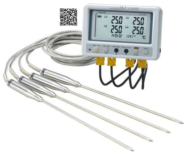 SATO Data logger SK-L400T bộ ghi nhiệt độ 4 kênh