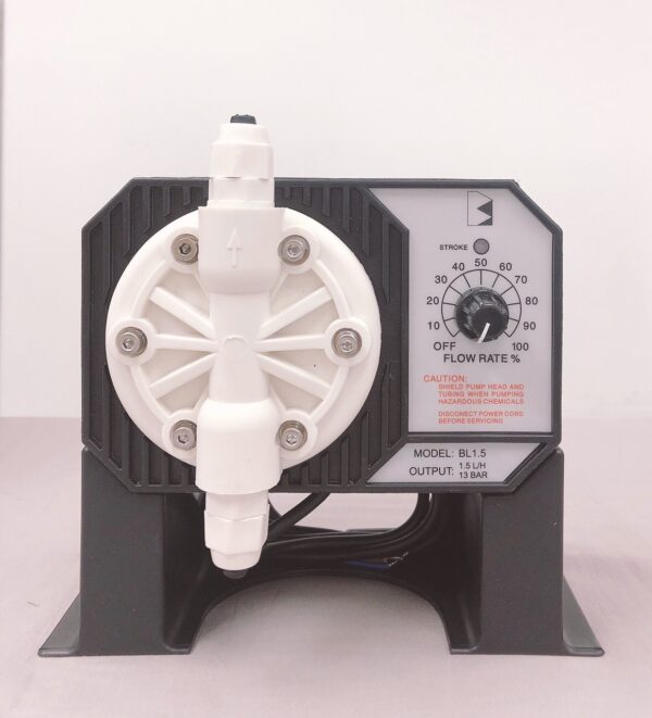 Black Stone Liquid Chemical Dosing Pump 1.5 liters/hour, 13 bar BL1.5-2