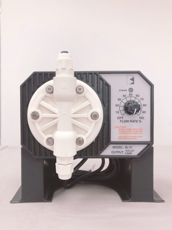 Black Stone Liquid Chemical Metering Pump 10.8 liters/hour 3 bar BL10-2