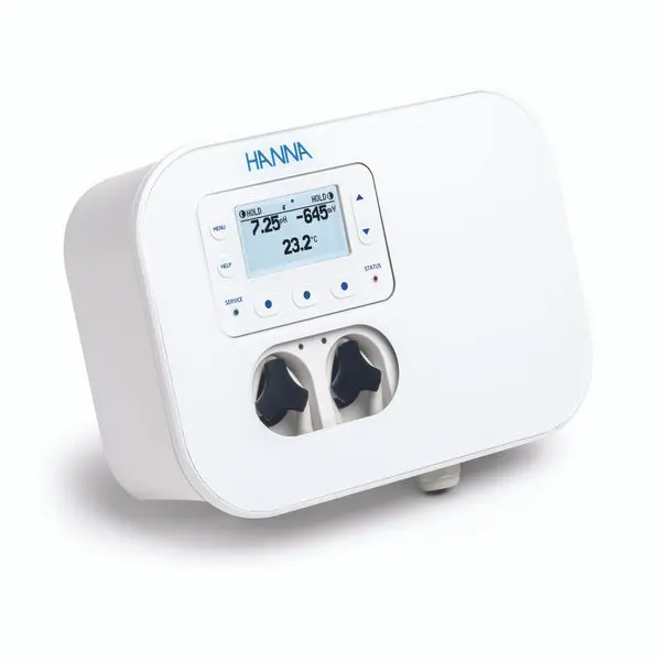 Bộ kiểm soát pH/Clorine trong bể bơi, kết hợp bơm, ngõ ra 4-20 mA
