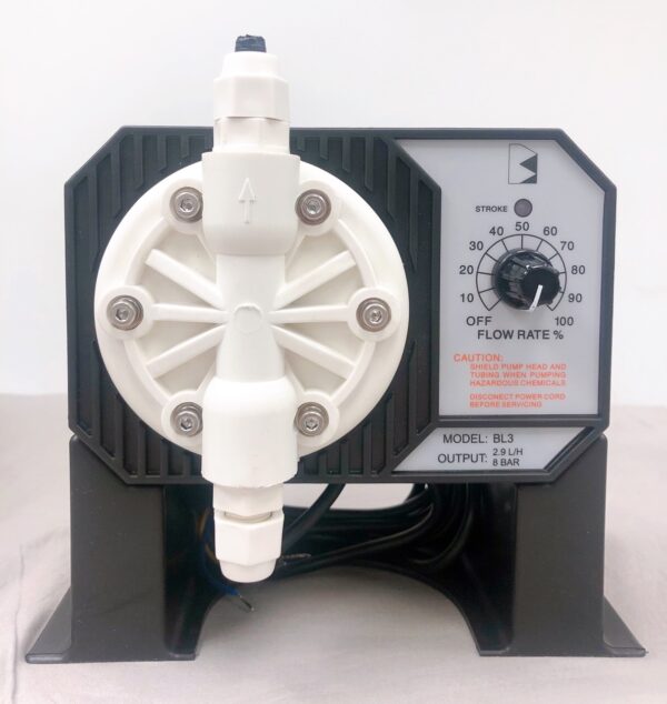 Black Stone Liquid Chemical Dosing Pump 2.9 liters/hour, 8 bar BL3-2