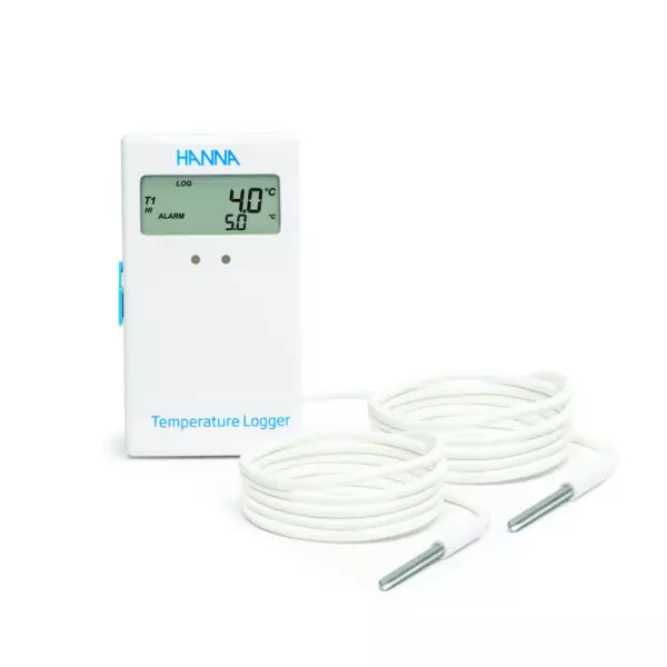 Nhiệt Kế Ghi Dữ Liệu Với 2 Cảm Biến Bên Ngoài HI148-4