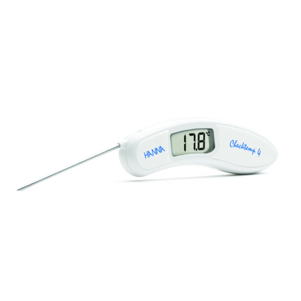 EN 13485 規格に準拠したポケット食品温度計 (-50.0 ～ 199°C)