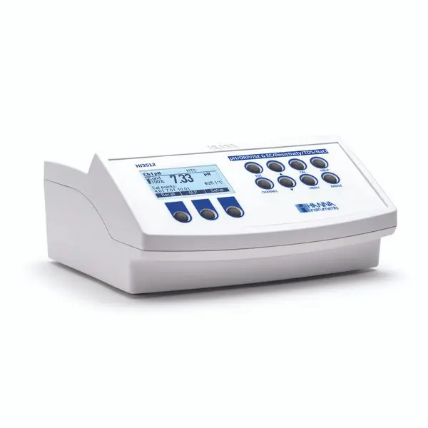 2-Channel Benchtop pH/ORP/ISE and EC/TDS/Salinity/Impedance Meter Without Electrode