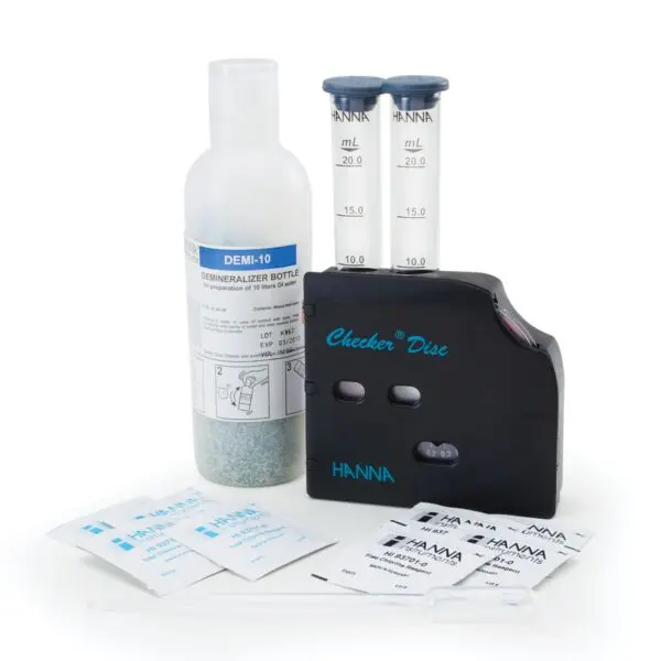 HI38017 Free and Total Chlorine Test Kit, 100 Tests Each