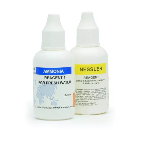 アンモニウム試薬 (0-3.0mg/L) テストキット HI38049 用、100 回測定 HI38049-100