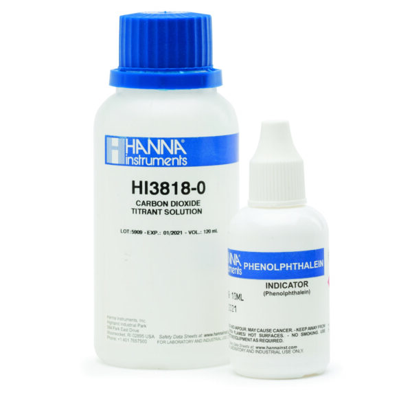 CO2 試薬 (0.0-100mg/L) テストキット HI3818 用 100 回測定 HI3818-100