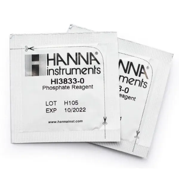 リン酸塩試薬 (0-5mg/L) HI3833 用、50 回測定 HI3833-050