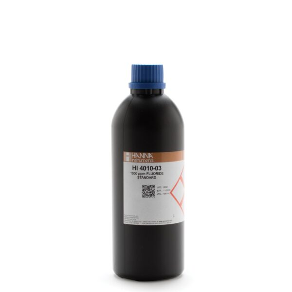 フッ化物校正液 1000 ppm、500 mL HI4010-03
