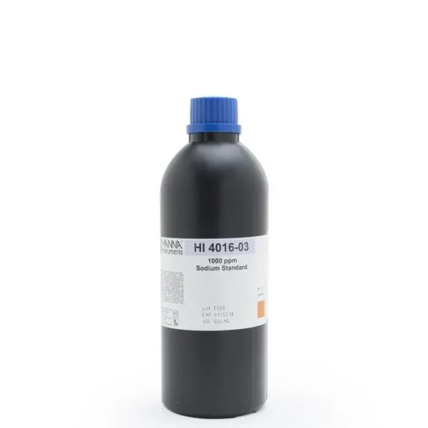ISE Sodium Standard Solution, 1000 ppm, 500 mL HI4016-03