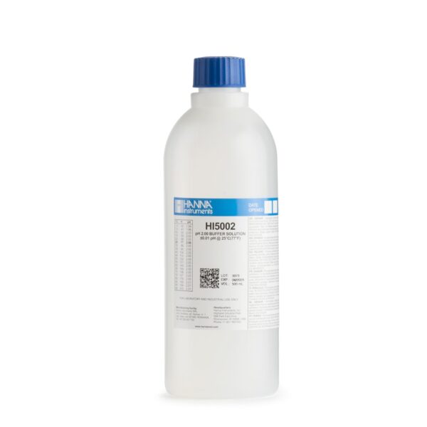 pH 2.00 校正液、500 mL HI5002
