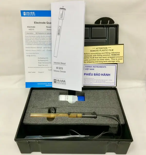 Điện Cực Tham Chiếu Cho Điện Cực ISE Half-Cell HI5315