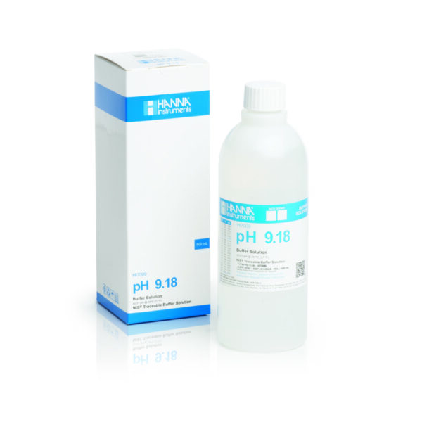 pH 9.18 Calibration Solution, 500mL Bottle HI7009L