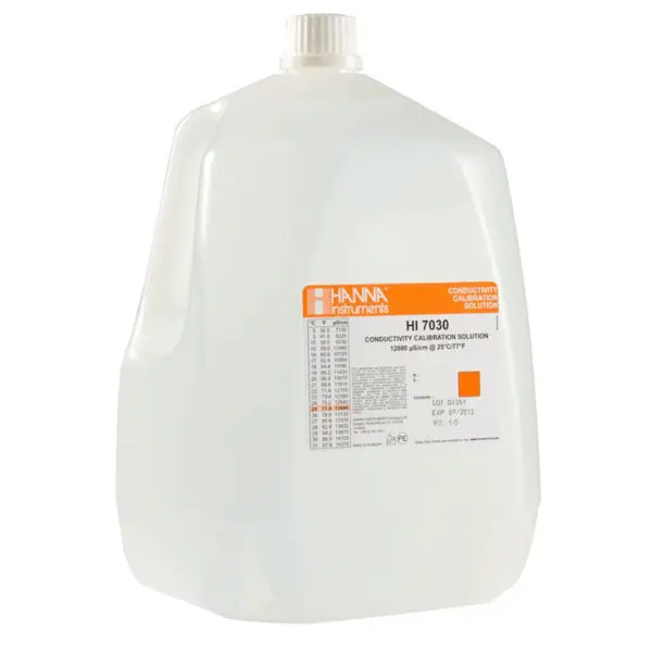 Conductivity Calibration Solution (EC) 12880 µS/cm, 3.75 L Bottle HI7030/1G