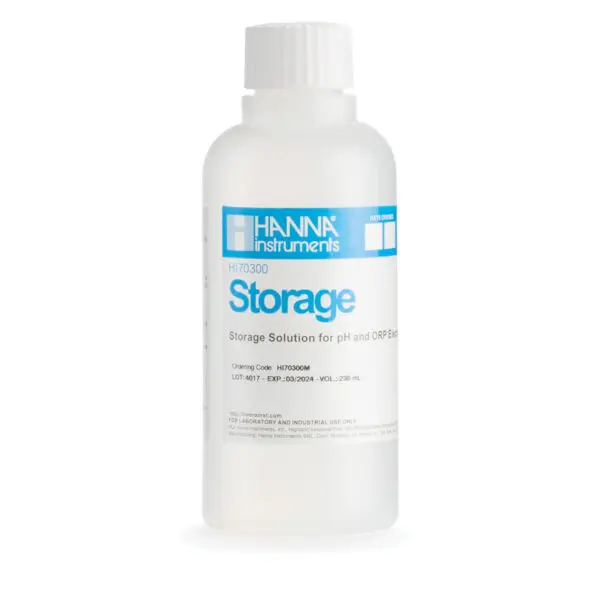 pH and ORP Electrode Storage Solution, 230mL Bottle HI70300M