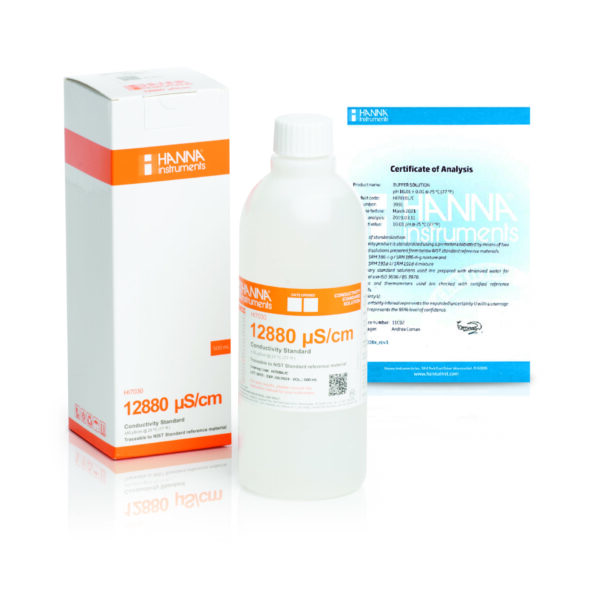 導電率校正液 12880 μS/cm (500mL) HI7030L