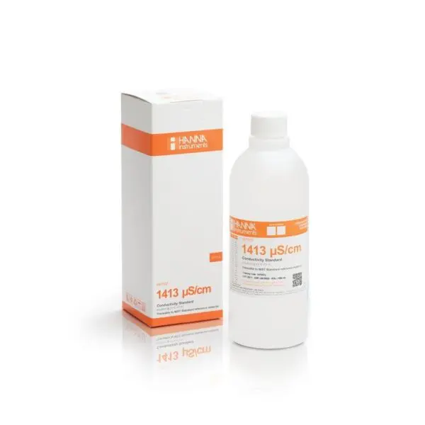 Dung Dịch Hiệu Chuẩn Độ Dẫn (EC) 1413 µS/cm, Chai 500mL HI7031L