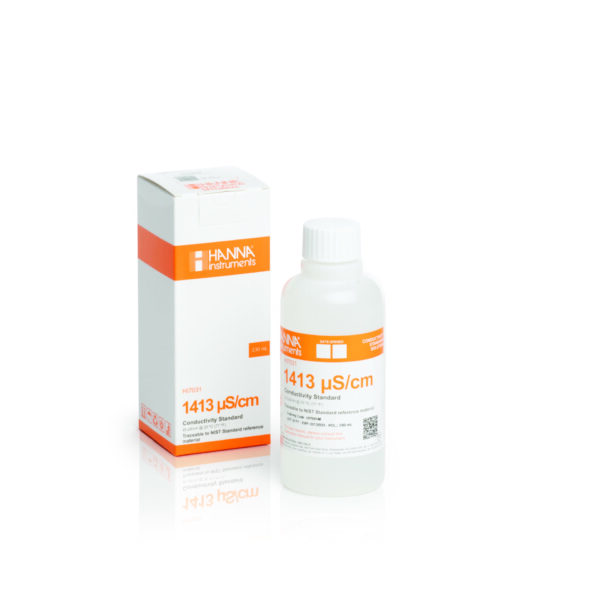 Conductivity Calibration Solution (EC) 1413 µS/cm, 230mL Bottle HI7031M