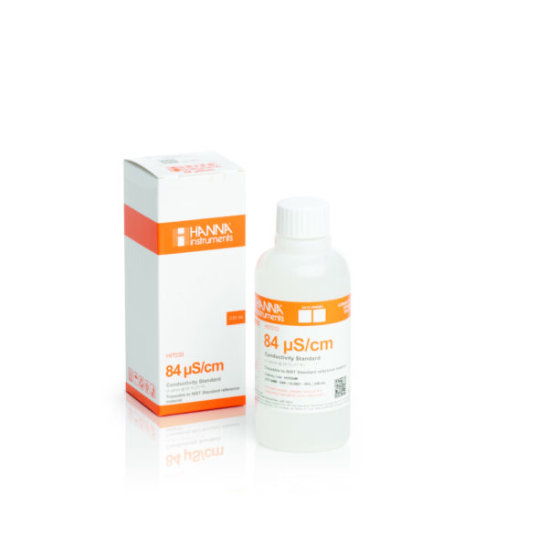HI7033M 84 µS/cm Conductivity Calibration Solution, 230mL Bottle
