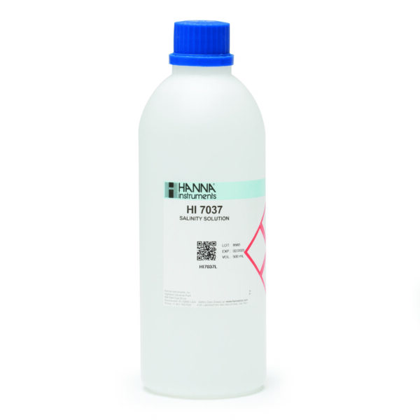 NaCl Calibration Solution 100%, 500mL Bottle HI7037L