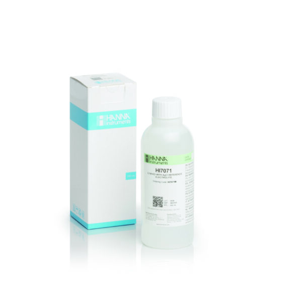 Single Junction pH Electrode Filling Solution, 230mL HI7071M