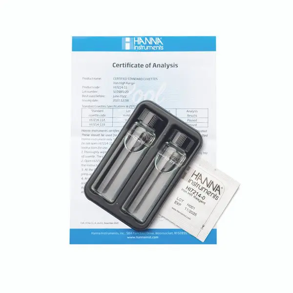 Dung Dịch Kiểm Tra Máy Đo Sắt HI721, Chỉ Dùng 1 lần HI721-11