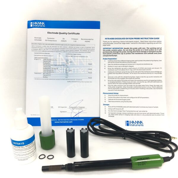 edge® Dissolved Oxygen/Temperature Electrode