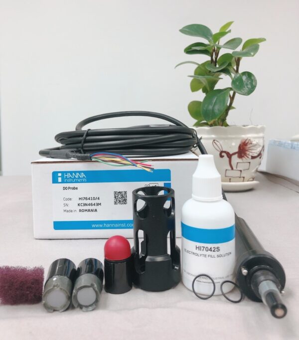 DO Galvanic Probe For HI8410, 4m Cable