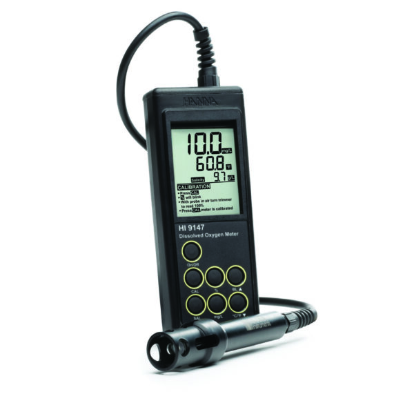 Direct Dissolved Oxygen/Temperature Meter in Aquaculture