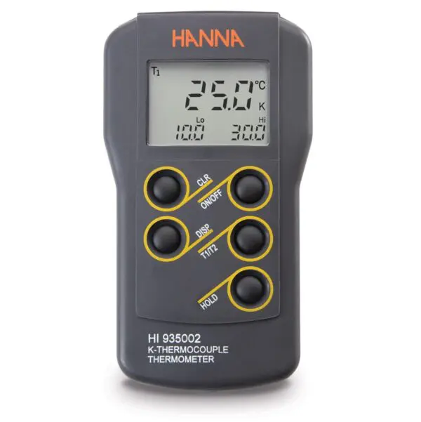 HI935002 Type K Thermometer with 2 Channels