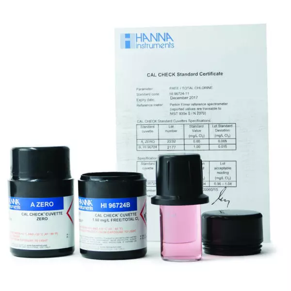 Dung Dịch CAL Check™ Chuẩn Clo Dư Và Clo Tổng Dùng Cho Máy HI96724 HI96724-11