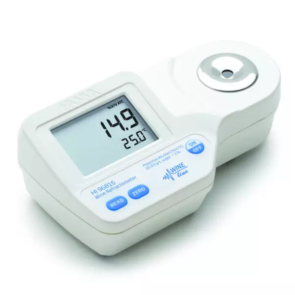 Khúc Xạ Kế Đo Nồng Độ Cồn Theo Tiêu Chuẩn EEC Cho Rượu, Nước Ủ Nho, Nước Ép HI96816
