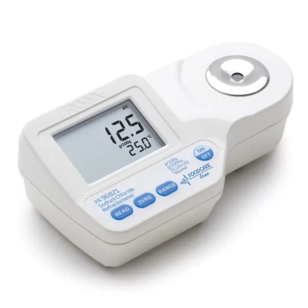 Refractometer for Measuring NaCl in Food HI96821