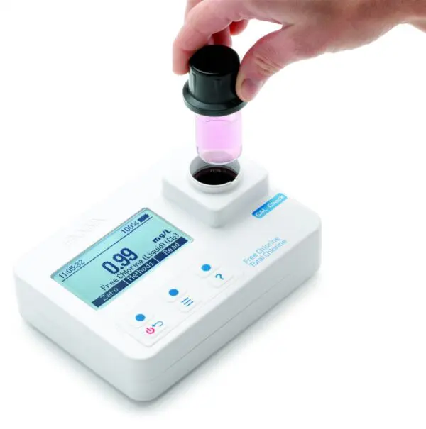 Residual Chlorine Meter In Clean Water