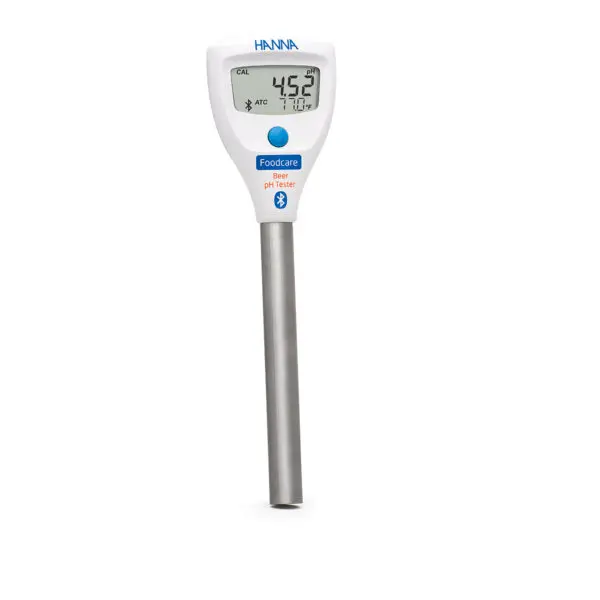 Bút đo pH/nhiệt độ HALO2 Bluetooth trong bia HI9810312