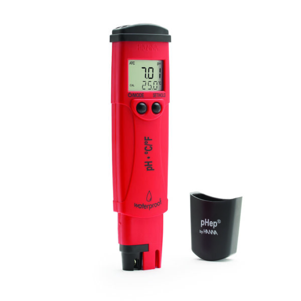 pH/Temperature Meter With 0.01 Resolution