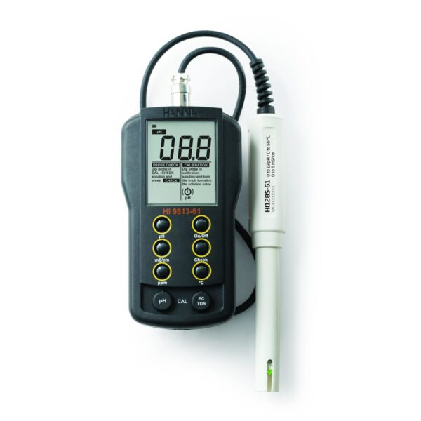 CAL Check HI9813-61 High Range pH/EC/TDS/Temperature Meter