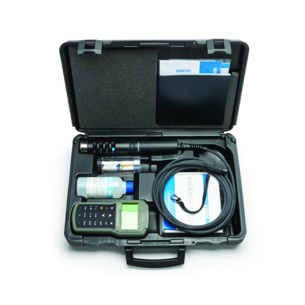 Waterproof pH/ORP/EC/TDS/Salinity/Resistance/Pressure/Temperature Meter
