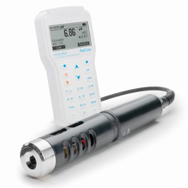Waterproof pH/ORP/EC/TDS/Salinity/Resistance/Pressure/Temperature Meter for Swimming Pools