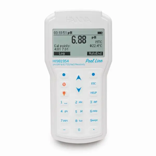 Máy Đo pH/ORP/EC/TDS/Độ Mặn/Trở Kháng/Áp Suất/Nhiệt Độ Chống Thấm Nước Chuyên Hồ Bơi