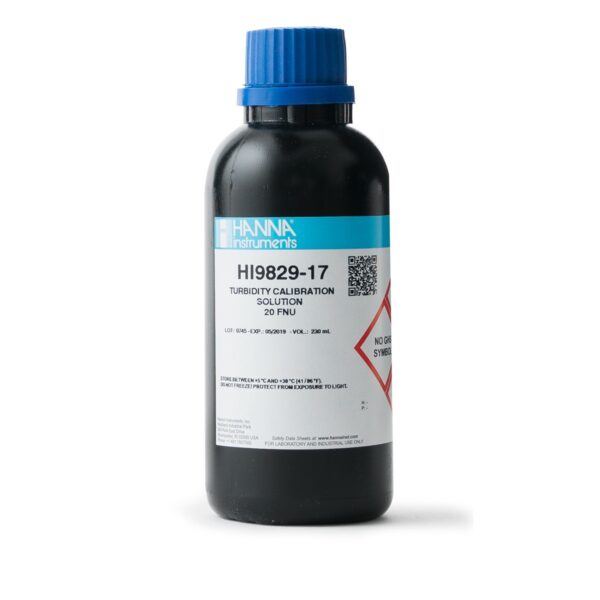 HI9829-17 20 FNU Turbidity Calibration Solution (230mL)