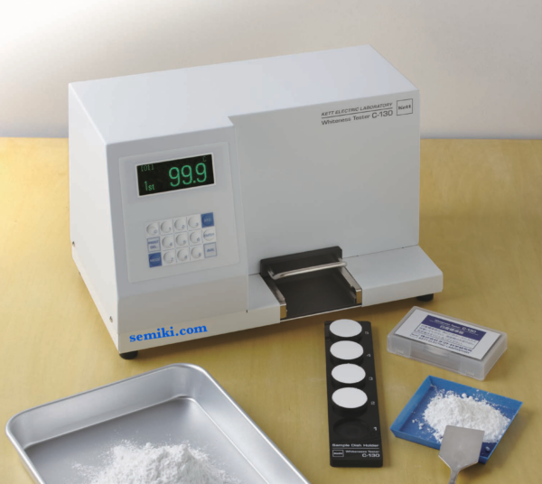 KETT C-130 whiteness meter evaluates the color quality of fine powder - Image 2