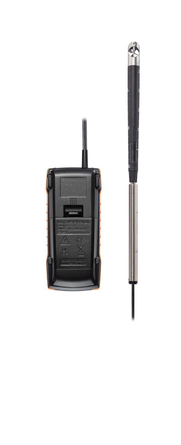 testo 416 – Máy đo vận tốc gió dạng cánh quạt 16 mm – Kết nối App - 画像 (5)