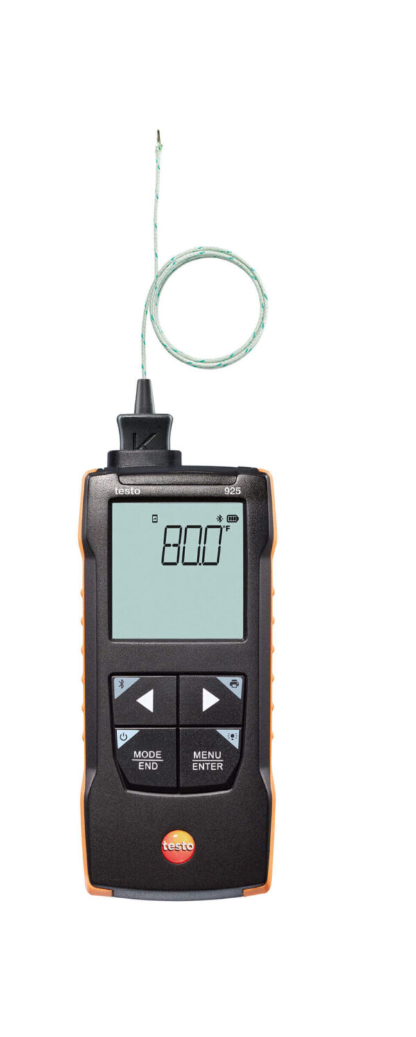 testo 925 – Máy đo nhiệt độ 1 kênh (TC loại K) – Kết nối App - 画像 (7)